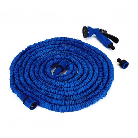 Tubo estensibile giardino si allunga fino a tre volte la sua lunghezza  Tubo estensibile giardino si allunga fino a tre volte la sua lunghezza