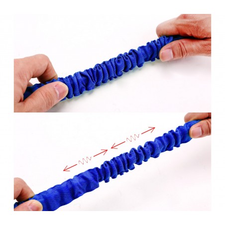 Tubo estensibile giardino si allunga fino a tre volte la sua lunghezza  Tubo estensibile giardino si allunga fino a tre volte la sua lunghezza