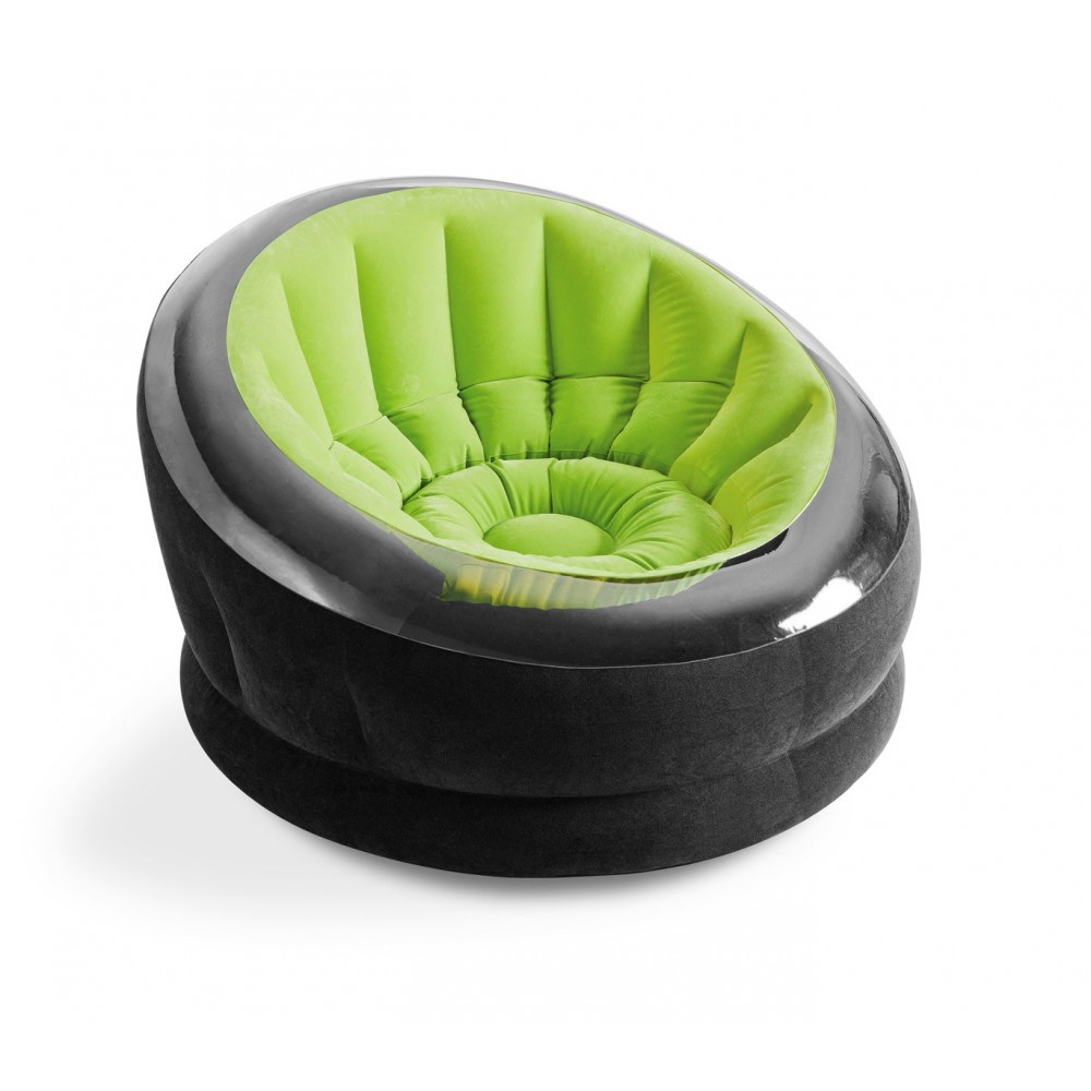 68582 Poltrona relax gonfiabile Intex in tessuto impermeabile 112 x 109 x 69 cm