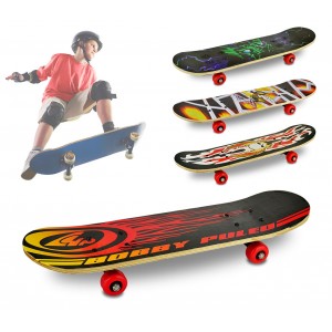 Image of 748273 Skateboard per bambini e ragazzi 4 ruote diversi modelli 59 x 15 x 8 cm %EAN%