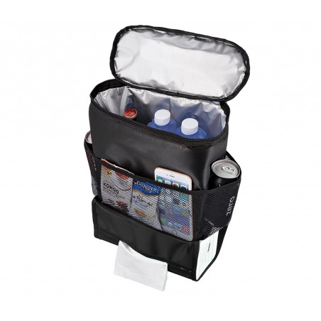 340518 Organizer per sedile posteriore auto con tasche e scomparto frigo