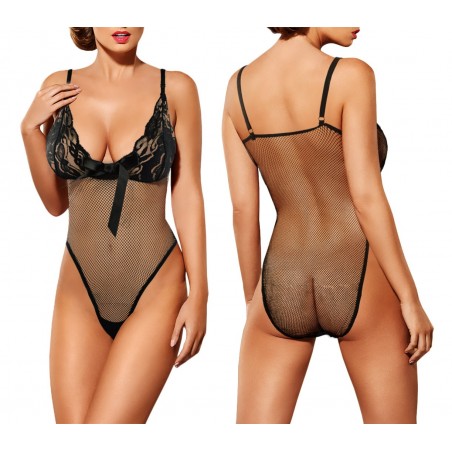 Body sexy 90427 in rete sgambato mod. JUPITER taglia unica in tre colori
