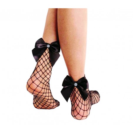 DSW Pack da 3 paia di calzini a rete modello FANCY neri alla caviglia 