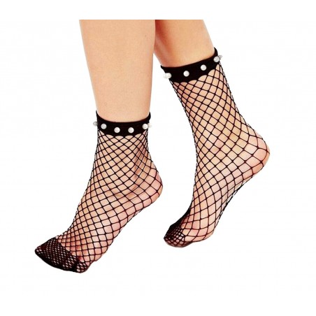 DSW Pack da 3 paia di calzini a rete modello FANCY neri alla caviglia 