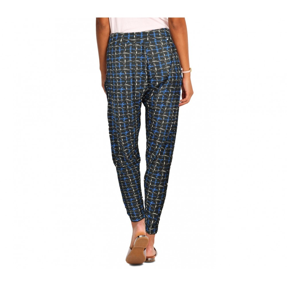 TG08-13 Pack da 3 pantaloni da donna mod. ONLY  tessuto morbido fantasia scacchi