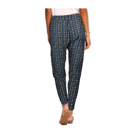 TG08-13 Pack da 3 pantaloni da donna mod. ONLY  tessuto morbido fantasia scacchi