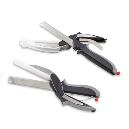 91472 Forbici 2 in 1 con tagliere incorporato con lama in acciaio inox 91472 Forbici 2 in 1 con tagliere incorporato con lama in acciaio inox