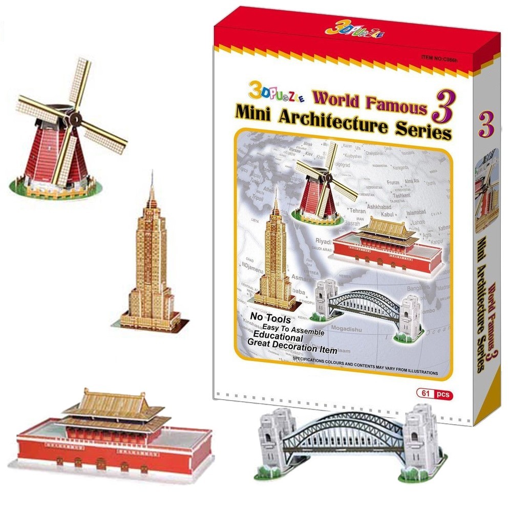 Puzzle 3D i monumenti del mondo mini...