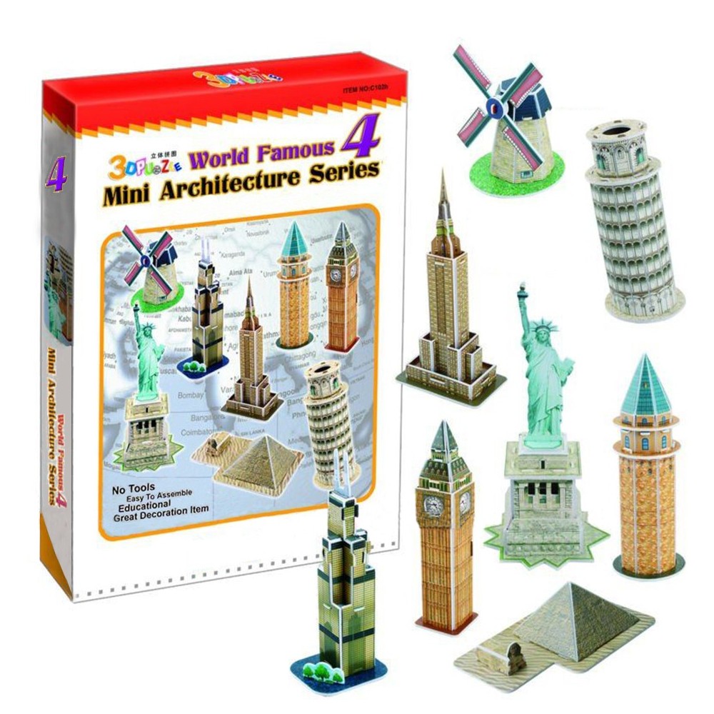 Puzzle 3D i monumenti del mondo mini...