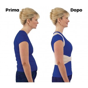 70098 Supporto fascia posturale BEST POSTURE schiena e spalle unisex in neoprene 2