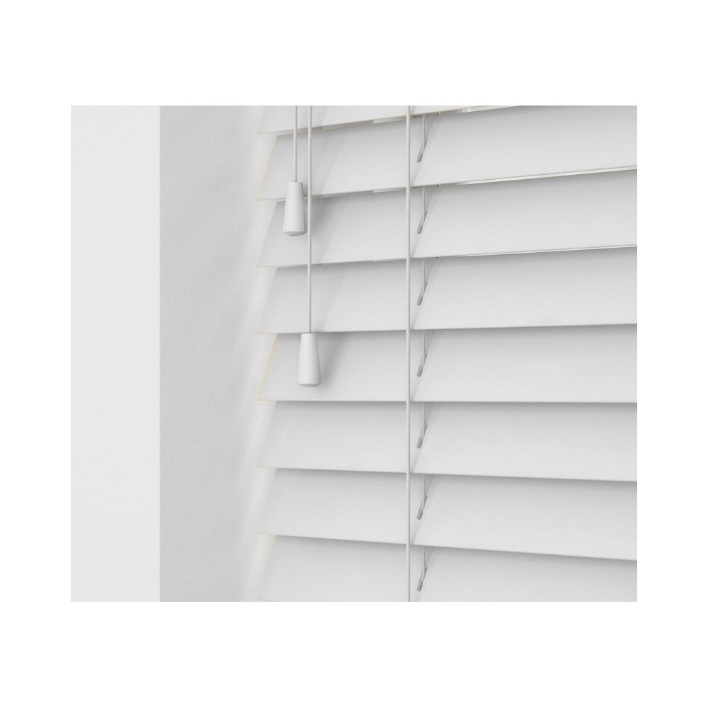 MEDIA WAVE store 007774 Tenda da Sole Veneziana Grigia 120 x 160 cm per Interno in PVC
