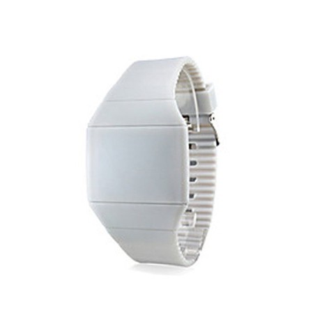 Orologio da polso touch digitale unisex bracciale in silicone 