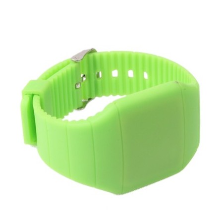 Orologio da polso touch digitale unisex bracciale in silicone 