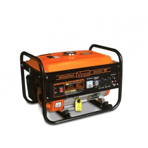 Image of 60128 Generatore corrente VINCO 4 tempi 2,2 kw benzina 6,5 HP scheda AVR 160cc 7106892837113