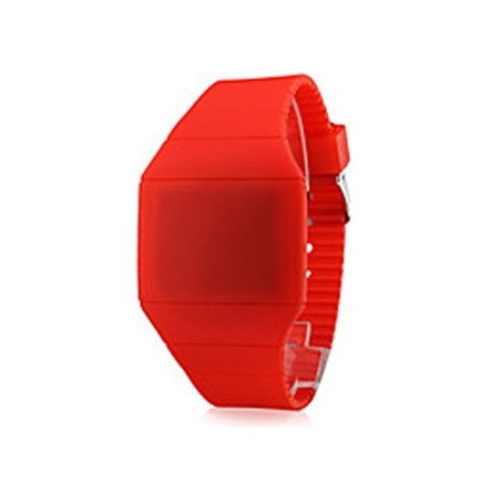 Orologio da polso touch digitale unisex bracciale in silicone 