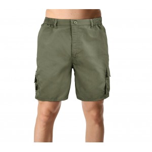 Bermuda da uomo Q186 mod. ENEA tinta unita con tasche laterali dalla M alla XXXL 2