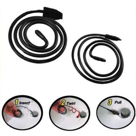 Stura lavandino e scarichi bagno sink snake tubo flessibile facile utilizzo
