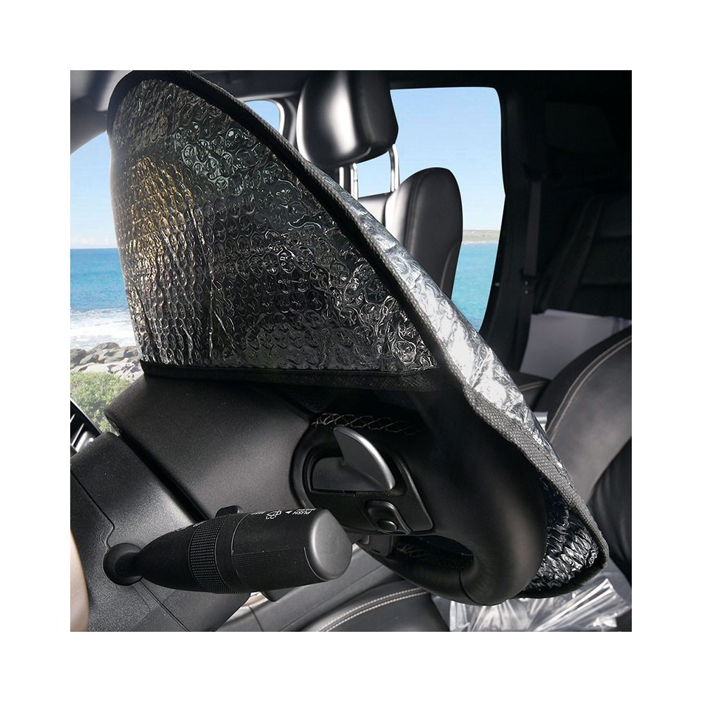 Coprivolante parasole per auto 055878 ripara il volante dal sole 49 x 44.5 cm