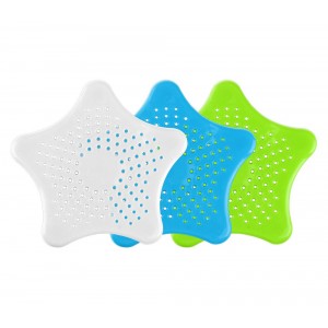 Kit composto da 3 filtri ventosa 4346 raccogli sporco e capelli doccia e lavabo 2