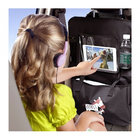 Organizer per auto 4222 ideale per bambini multitasche con finestra per tablet 