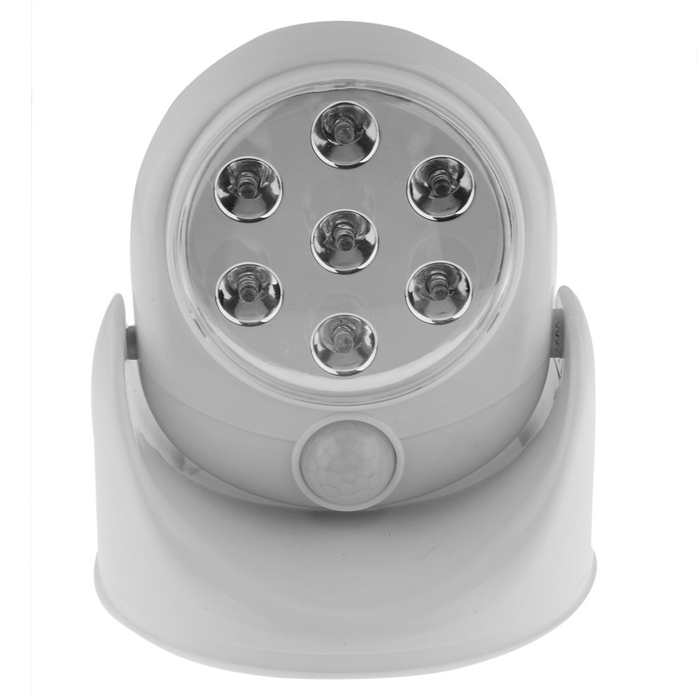 Lampada Faro ruotante 360 gradi 7 led con...