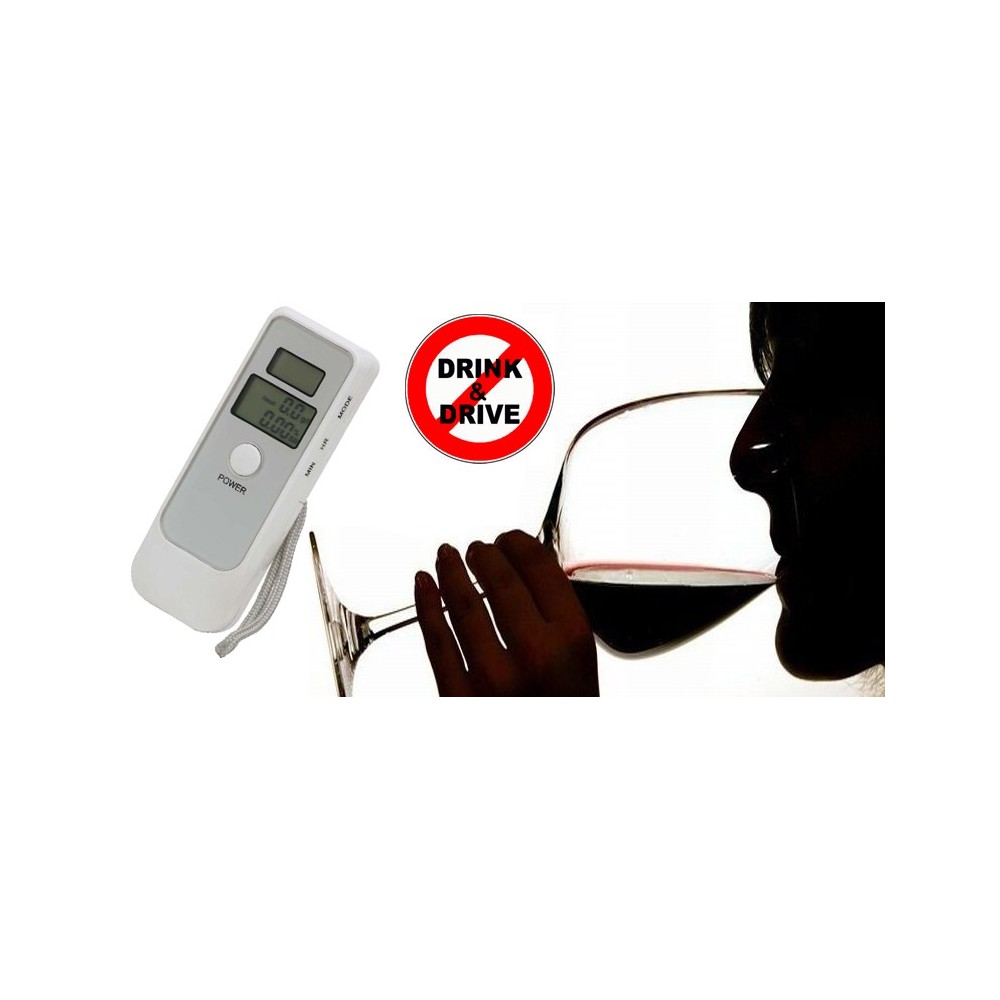 Alcool test doppio display digitale etilometro...