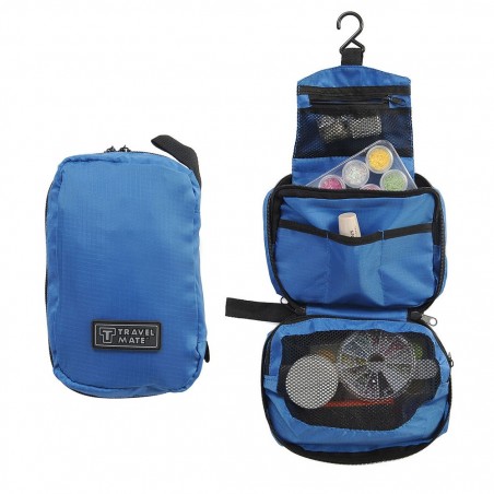 Organizzatore da viaggio 6 scomparti Travel Mate organizer con gancio