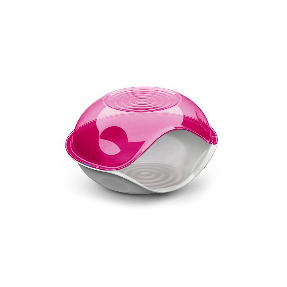 Cuccia chiusa per gatti e cani DUCK PLAIN 20104 comoda 57 x 48 x 32 cm Fucsia