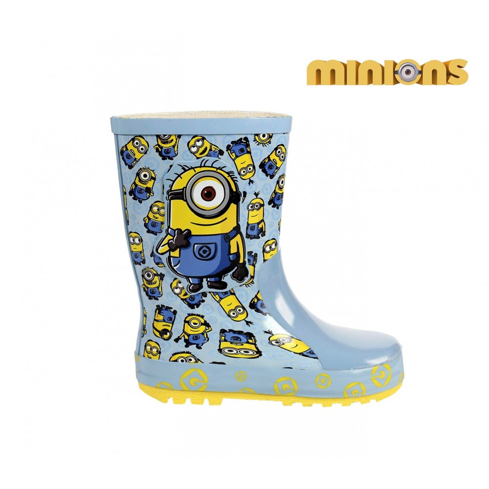Stivali antipioggia galosce 2300002092 MINIONS taglie da 27 a 32 in gomma