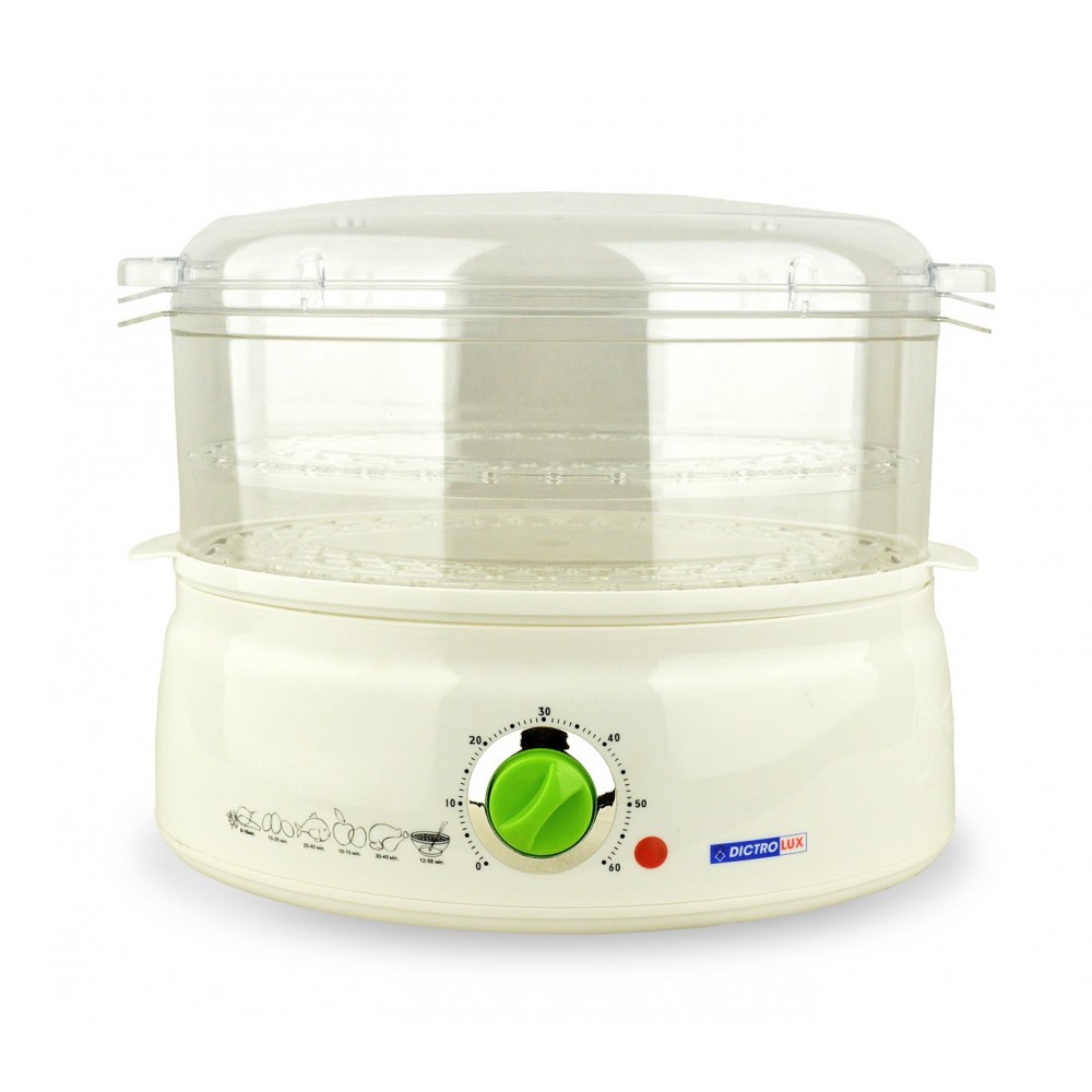 Vaporiera per cottura a vapore DICTROLUX  capacità totale 5,5 litri 600 W