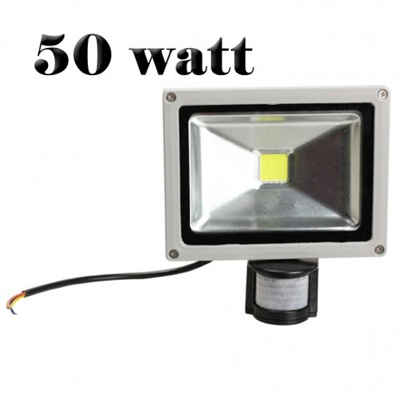 Faretto a led con sensore di movimento e crepuscolare faro luce fredda 10W 20W 30W 50W