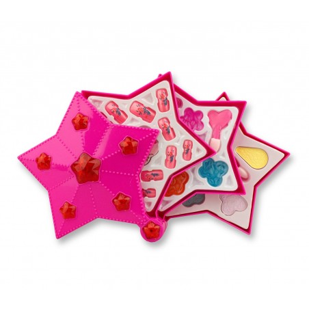 Cofanetto trucco make up FASHION STAR 257395 trousse 3 livelli con accessori