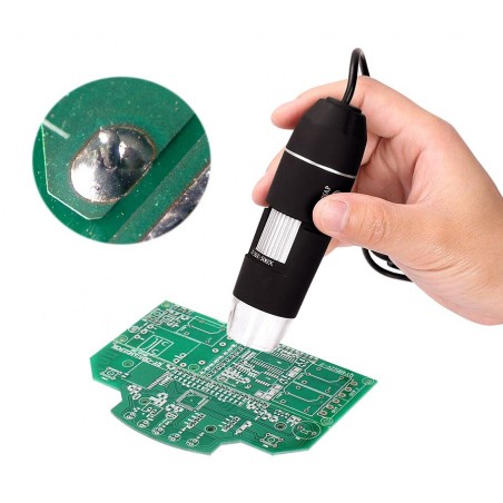 Microscopio digitale 500 X usb 342349 per pc lente d'ingrandimento portatile 