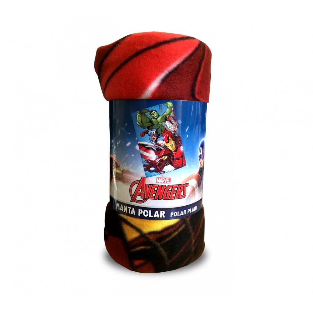 Coperta in morbido e caldo pile 437441 THE AVENGERS 100 x 150 cm plaid
