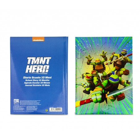 Diario scuola 10 mesi 904928 TURTLES TMNT HERO NICKELODEON agenda scuola 