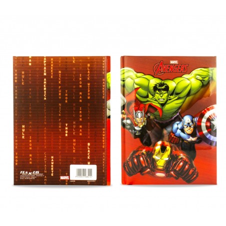 Diario scuola 10 mesi 268414 The Avengers MARVEL agenda scuola ROSSO