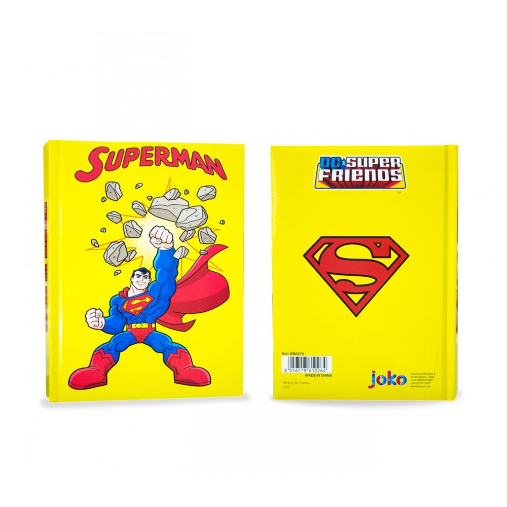Diario scuola 10 mesi 610264 SUPERMAN agenda scuola super friends 