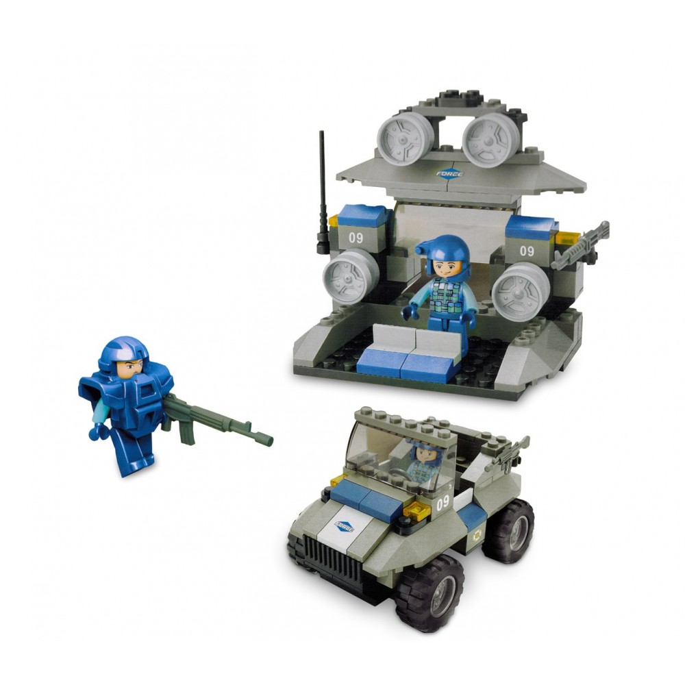 Playset mattoncini SPECIAL FORCE VEHICLE 121316 CIGIOKI da assemblare 103 pz