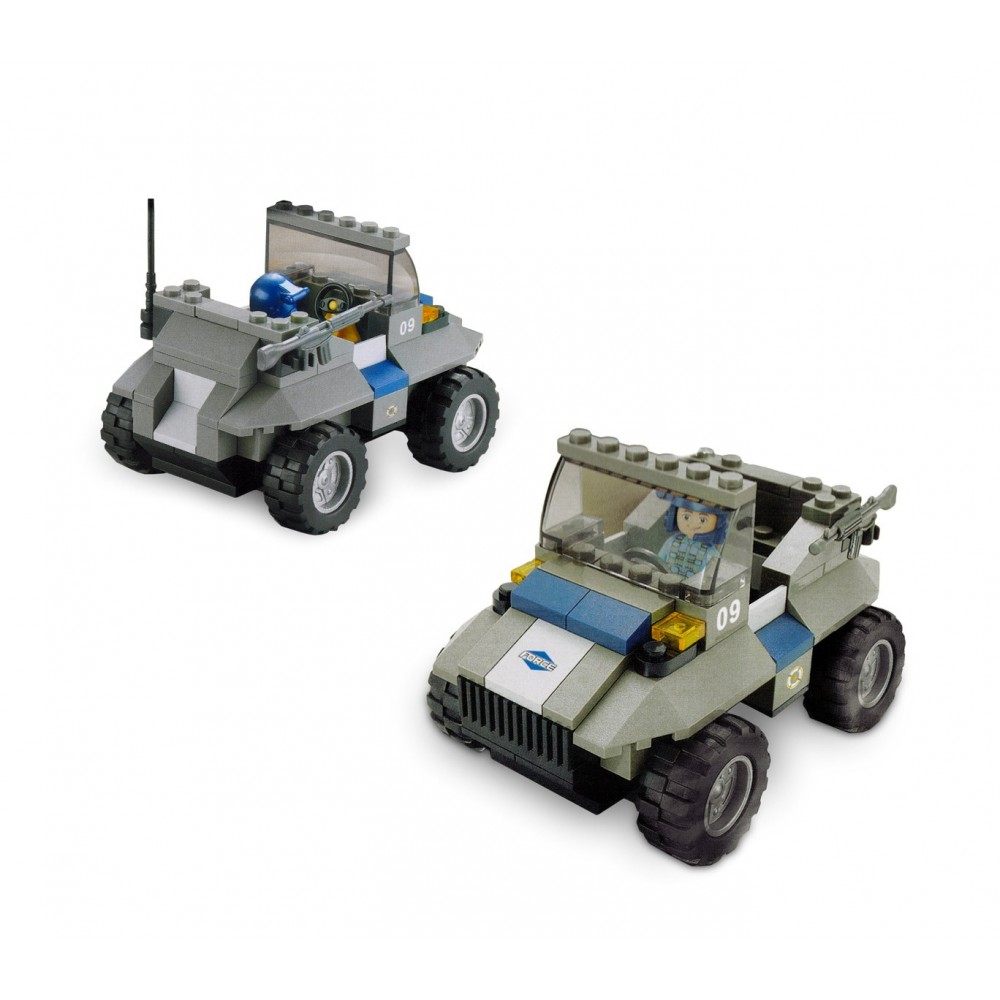 Playset mattoncini SPECIAL FORCE VEHICLE 121316 CIGIOKI da assemblare 103 pz