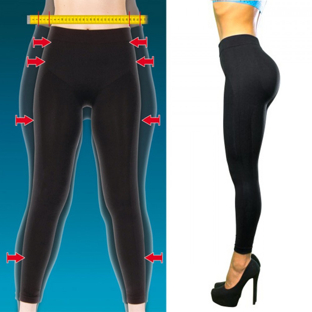 Leggings snellente contenitivo microfibra...
