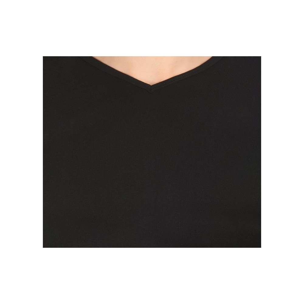 Maglia da uomo CARTER VKA27 interno felpato slim fit scollo a V