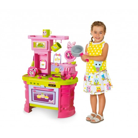Mega cucina accessoriata di MINNIE 084014 con 15 fantastici accessori H 72 cm