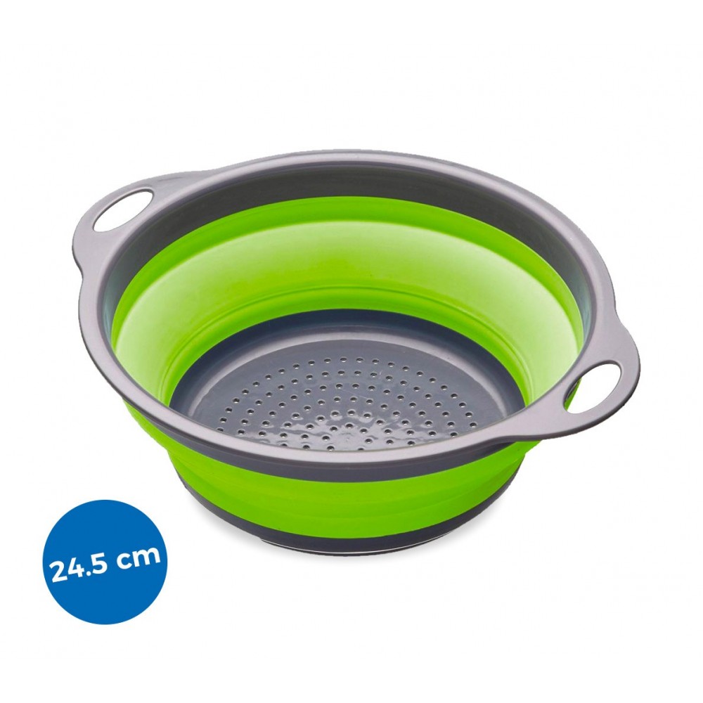 Scolapasta in silicone 4356 ripiegabile su se stesso ø 24 ...
