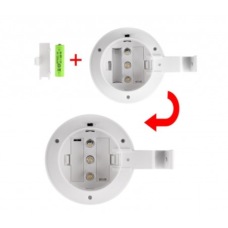 Faretto led 4370  con pannello solare da esterno funziona a batterie