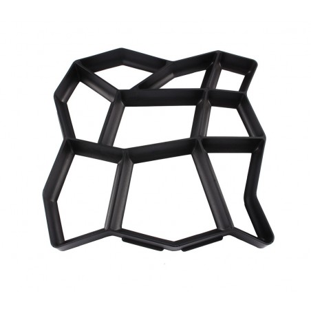 Stampo per pavimentazione giardino 4371 matrice per cemento 42,5 x 42,5 cm