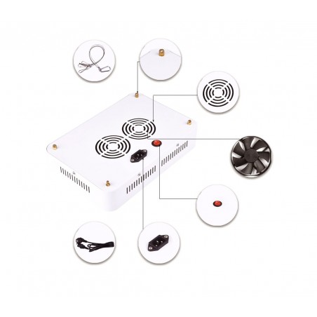 Faretto a led coltivazione piante indoor 4372 per piante fiori e frutta 600W