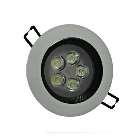 Faretto led Luce Fredda da incasso con alette a molle tondo 3-15w