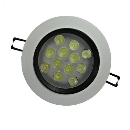 Faretto led Luce Fredda da incasso con alette a molle tondo 3-15w