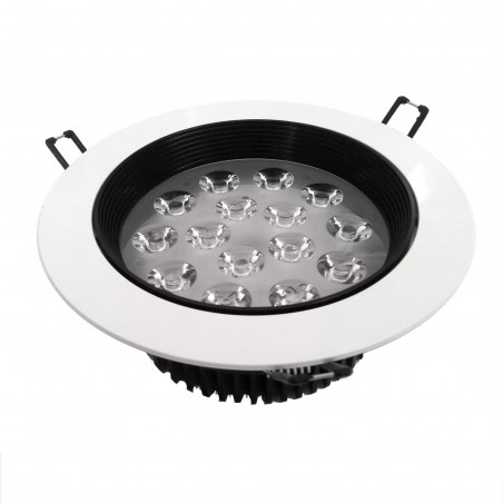 Faretto led Luce Fredda da incasso con alette a molle tondo 3-15w