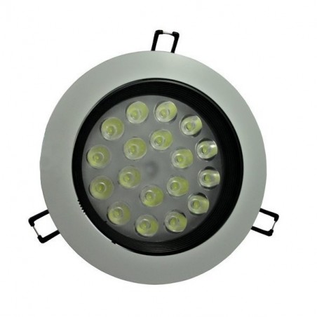 Faretto led Luce Fredda da incasso con alette a molle tondo 3-15w